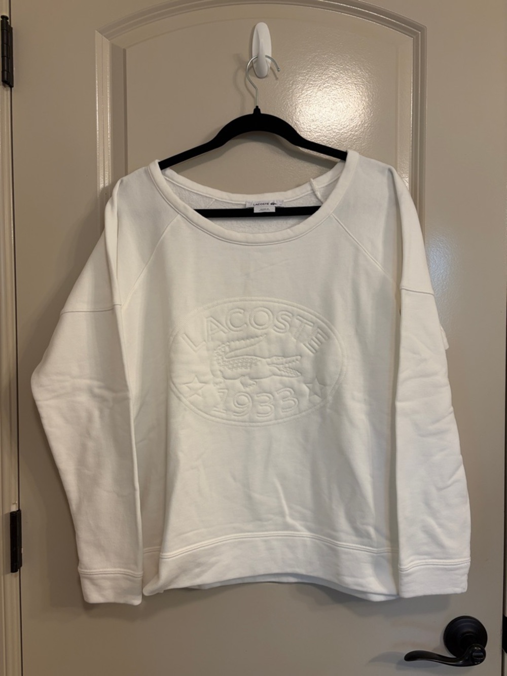 Lacoste Fleece Blend Crew Sweatshirt